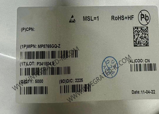 MP8765GQ-Z ইন্টিগ্রেটেড সার্কিট চিপ 24V 6A উচ্চ দক্ষতা সিঙ্ক্রোনিক স্টেপ-ডাউন কনভার্টার