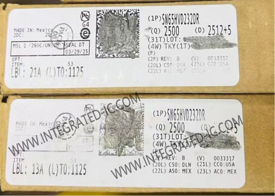 SN65HVD232DR ইন্টিগ্রেটেড সার্কিট চিপ 3.3V CAN ট্রান্সসিভার SOIC8 CAN বাস ট্রান্সসিভার