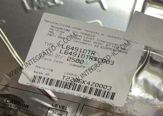 পাওয়ার ম্যানেজমেন্ট IC L6491DTR হাফ ব্রিজ লো সাইড 4A গেট ড্রাইভার IC SOIC14
