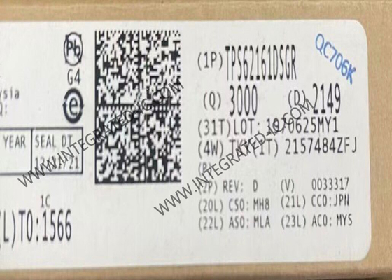 TPS62161DSGR ইন্টিগ্রেটেড সার্কিট চিপ ১এ স্টেপ ডাউন কনভার্টার উইথ ডিসিএস কন্ট্রোল