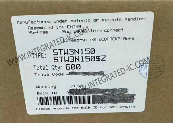 STW3N150 ইন্টিগ্রেটেড সার্কিট চিপ N-চ্যানেল 1500V 2.5A 6 Ω পাওয়ার MOSFET ট্রানজিস্টর