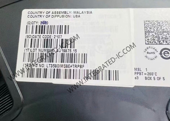 LT3580IMS8E ইন্টিগ্রেটেড সার্কিট চিপ সিঙ্ক্রোনাইজেশন বুস্ট ইনভার্টিং ডিসি/ডিসি কনভার্টার