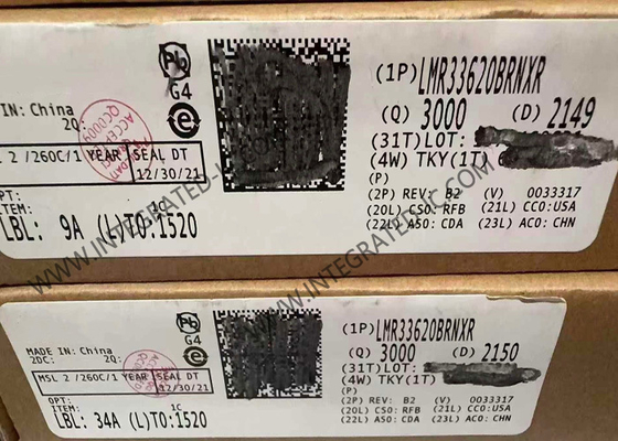 LMR33620BRNXR ইন্টিগ্রেটেড সার্কিট চিপ 3.8V থেকে 36V 2A অতি-নিম্ন ইএমআই সহ সিঙ্ক্রোনিক বাক রূপান্তরকারী