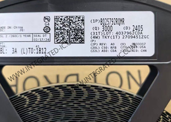 BQ25792RQMR ইন্টিগ্রেটেড সার্কিট চিপ 5A বাক-বুস্ট ব্যাটারি চার্জার ডুয়াল-ইনপুট সিলেক্টর সহ