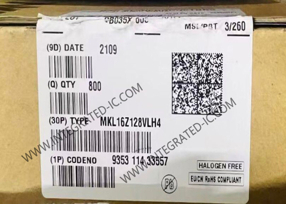 MKL16Z128VLH4 মাইক্রোকন্ট্রোলার MCU Kinetis মূলধারার অতি-নিম্ন শক্তি 48MHz ARM কর্টেক্স M0+ MCU