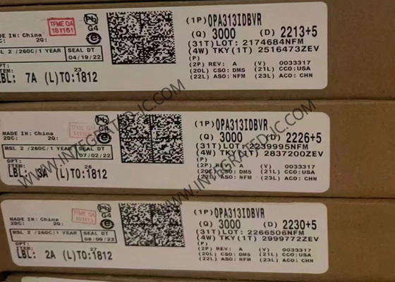 OPA313IDBVR ইন্টিগ্রেটেড সার্কিট চিপ একক 5.5V 1MHz 50μA RRIO অপারেশনাল এম্প্লিফায়ার