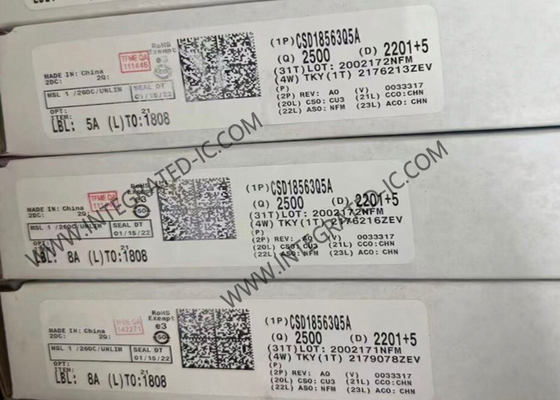 CSD18563Q5A ইন্টিগ্রেটেড সার্কিট চিপ 60V এন চ্যানেল NexFET পাওয়ার MOSFET ট্রানজিস্টর