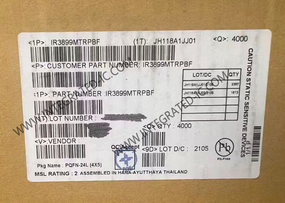 IR3899MTRPBF ইন্টিগ্রেটেড সার্কিট চিপ 9A উচ্চ ইন্টিগ্রেটেড সিঙ্ক্রোনিক বাক রেগুলেটর