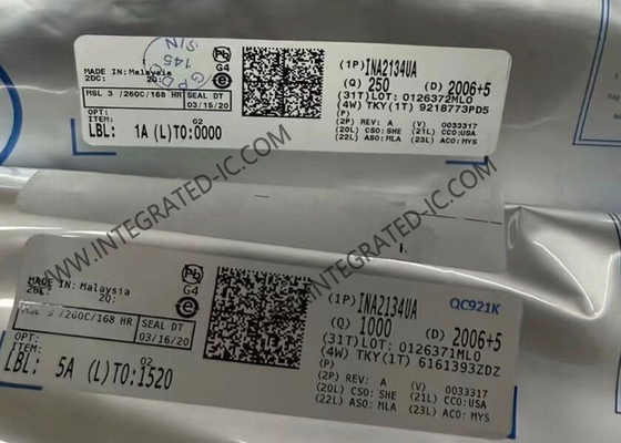INA2134UA ইন্টিগ্রেটেড সার্কিট চিপ অডিও ডিফারেনশিয়াল লাইন রিসিভার SOIC14 অডিও আইসি