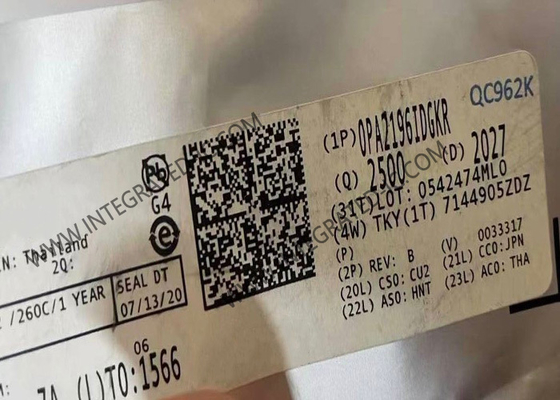 OPA2196IDGKR ইন্টিগ্রেটেড সার্কিট চিপ ডুয়াল 36 ভোল্ট লো-পাওয়ার লো অফসেট ভোল্টেজ রেল-টু-রেল অপারেশনাল এম্প্লিফায়ার