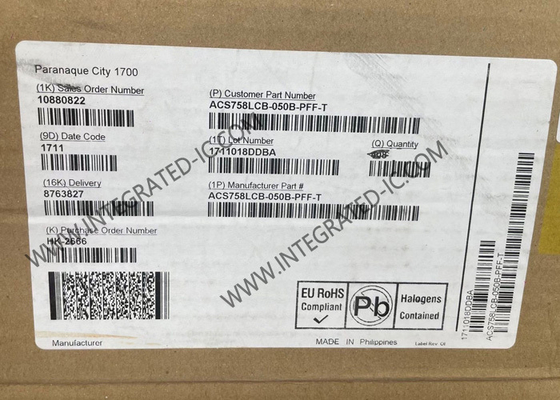 সেন্সর আইসি ACS758LCB-050B-PFF-T 3V অটোমোটিভ হল ইফেক্ট বর্তমান সেন্সর আইসি