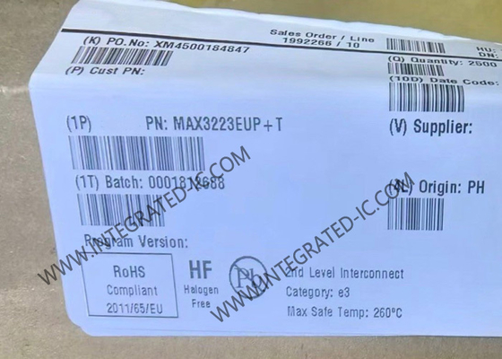 MAX3223EUP ইন্টিগ্রেটেড সার্কিট চিপ 250kbps RS-232 ট্রান্সসিভারস উইথ অটোশাটডাউন