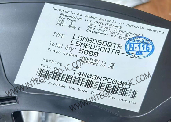 LSM6DSOQTR সেন্সর IC ইনার্শিয়াল পরিমাপ ইউনিট 6-অক্ষ iNEMO 6DoF IMU LGA প্যাকেজ