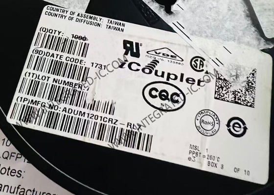 ADUM1201CRZ ইন্টিগ্রেটেড সার্কিট চিপ ২৫ এমবি/সেকেন্ড ডুয়াল চ্যানেল ডিজিটাল আইসোলেটর SOIC-8