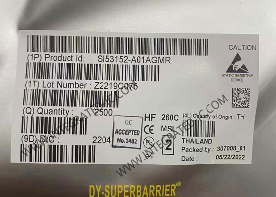 SI53152-A01AGMR ইন্টিগ্রেটেড সার্কিট চিপ স্প্রেড স্পেকট্রাম টলারেন্ট PCIe ক্লক বাফার