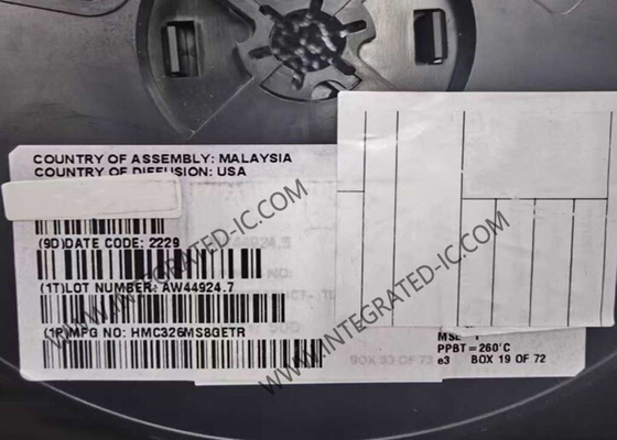 ওয়্যারলেস কমিউনিকেশন মডিউল HMC326MS8GETR GaAs InGaP HBT ড্রাইভার এম্প্লিফায়ার