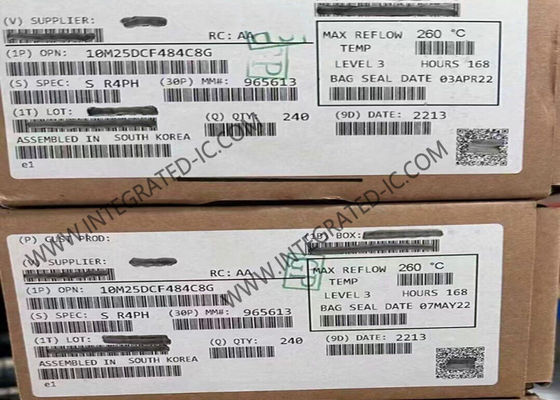 ফিল্ড প্রোগ্রামযোগ্য গেট অ্যারে 10M25DCF484C8G 675kbit FBGA-484 1.2V MAX 10 ফিল্ড প্রোগ্রামযোগ্য গেট অ্যারে