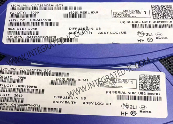 CAT25M02VI-GT3 মেমরি আইসি চিপ ২এমবিট EEPROM সিরিয়াল মেমরি আইসি স্পি ইন্টারফেস সহ