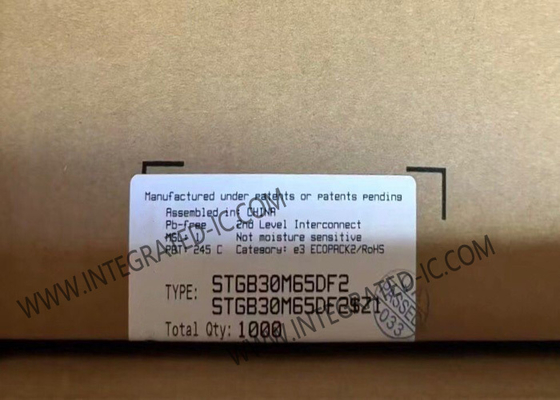 STGB30M65DF2 ইন্টিগ্রেটেড সার্কিট চিপ 650V 30A ট্রেঞ্চ গেট ফিল্ড স্টপ IGBT ট্রানজিস্টর