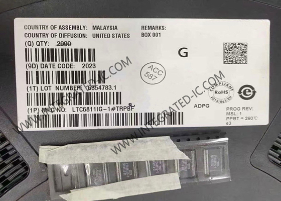 LTC6811IG-1 ইন্টিগ্রেটেড সার্কিট চিপ মাল্টিসেল ব্যাটারি মনিটর ডেজি চেইন ইন্টারফেসের সাথে