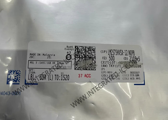LM2575HVSX-12 ইন্টিগ্রেটেড সার্কিট চিপ SIMPLE SWITCHER 1A স্টেপ-ডাউন ভোল্টেজ রেগুলেটর