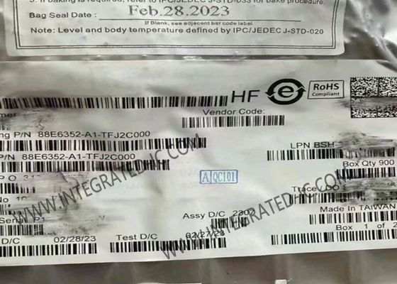 88E6352-A1-TFJ2C000 ইথারনেট আইসি 7-পোর্ট এনার্জি দক্ষ ইথারনেটের সাথে পরিচালিত এভিবি সুইচ