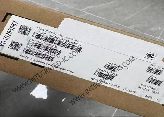 BCM89810A2AMLG সিঙ্গেল পোর্ট ইথারনেট RGMII ট্রান্সসিভার IC MLP48 ইথারনেট চিপ​
