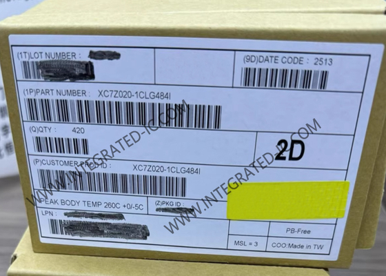 XC7Z020-1CLG484I ফিল্ড প্রোগ্রামযোগ্য গেট অ্যারে 667MHz Zynq-7000 FPGA