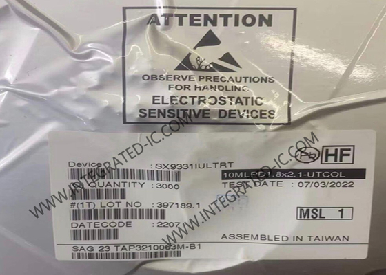 SX9331IULTRT সেন্সর আইসি হাই পারফরম্যান্স ছোট 5 চ্যানেল ক্যাপাসিটিভ সেন্সর