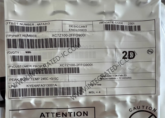 XC7Z100-2FFG900I ফিল্ড প্রোগ্রামযোগ্য গেট অ্যারে উচ্চ কার্যকারিতা SoC FPGA IC FBGA900