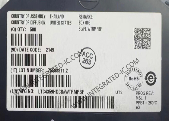 LTC4359HDCB ইন্টিগ্রেটেড সার্কিট চিপ ৪V থেকে ৮০V আদর্শ ডায়োড কন্ট্রোলার DFN6