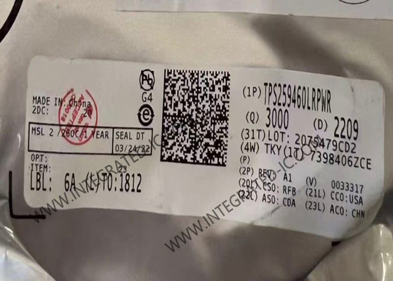 TPS259460LRPWR ইন্টিগ্রেটেড সার্কিট চিপ ইফিউজ আইসি ইলেকট্রনিক ফিউজ 5.5A হট সোয়াপ কন্ট্রোলার