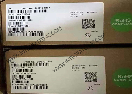 CS4272-CZZR ইন্টিগ্রেটেড সার্কিট চিপ ২৪-বিট ১৯২kHz ইন্টিগ্রেটেড স্টেরিও অডিও কোডেক