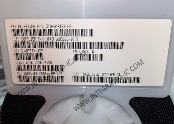 MT49H16M36SJ-18:B মেমরি আইসি চিপ 576Mbit CIO RLDRAM 2 DRAM মেমরি আইসি FBGA144