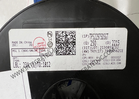 TPS22975DSGT ইন্টিগ্রেটেড সার্কিট চিপ ৬এ লোড সুইচ ১৬mOhm পাওয়ার সুইচ আইসি WSON8