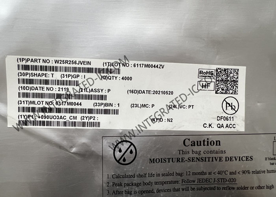 W25R256JVEIN মেমরি আইসি চিপ 3V 256Mbit সিরিয়াল NOR ফ্ল্যাশ মেমরি ডুয়াল/ক্যাড এসপিআই এবং আরপিএমসি সহ