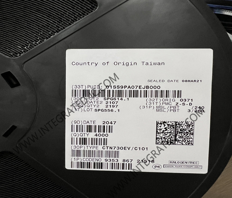 CTN730EV ইন্টিগ্রেটেড সার্কিট চিপ 848 কেবিট/সেকেন্ড এনএফসি ওয়্যারলেস চার্জিং ট্রান্সমিটার