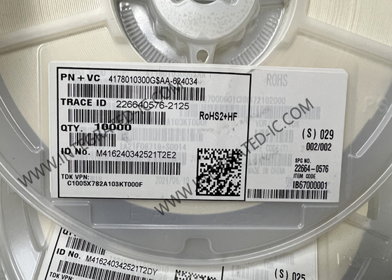 C1005X7S2A103KT000F ইন্টিগ্রেটেড সার্কিট চিপ 0402 ইঞ্চি মাল্টিলেয়ার সিরামিক চিপ ক্যাপাসিটর