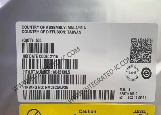 HMC802ALP3E ইন্টিগ্রেটেড সার্কিট চিপ GaAs MMIC 1-বিট ডিজিটাল পজিটিভ কন্ট্রোল অ্যাটেন্যুয়েটর