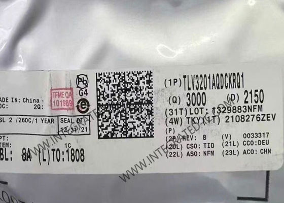 TLV3201AQDCKRQ1 অটোমোটিভ ইন্টিগ্রেটেড সার্কিট চিপ উচ্চ গতির 40 ns কম শক্তি খরচ 40 μA এবং কম অফসেট ভোল্টেজ 1 mV