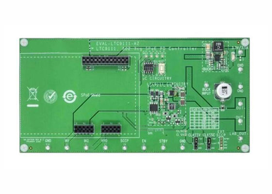 EVAL-LTC9111-AZ এম্বেডেড সলিউশন মূল্যায়ন মাদারবোর্ড LTC9111 SPoE PD মাদারবোর্ড