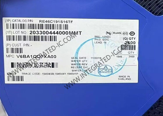 RE46C191S16TF সেন্সর আইসি লো ভোল্টেজ প্রোগ্রামযোগ্য ফটোইলেকট্রিক স্মোক ডিটেক্টর এএসআইসি