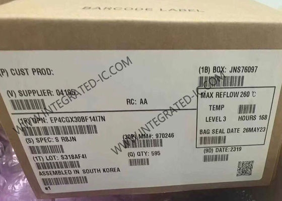 ফিল্ড প্রোগ্রামযোগ্য গেট অ্যারে EP4CGX30BF14I7N 72 I/O সাইক্লোন IV GX ফিল্ড প্রোগ্রামযোগ্য গেট অ্যারে আইসি