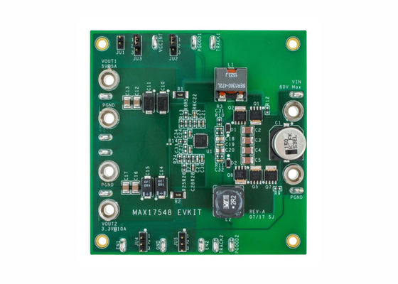 MAX17548EVKIT এমবেডেড সলিউশন সিঙ্ক্রোন স্টেপ ডাউন কন্ট্রোলার মূল্যায়ন বোর্ড