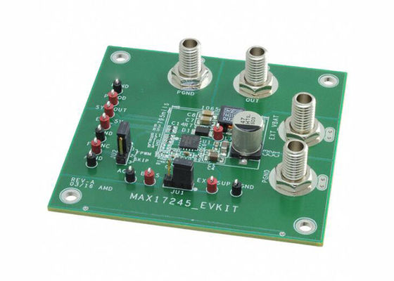 MAX17245EVKIT এমবেডেড সলিউশন সিঙ্ক্রোন স্টেপ ডাউন ডিসি ডিসি কনভার্টার মূল্যায়ন বোর্ড