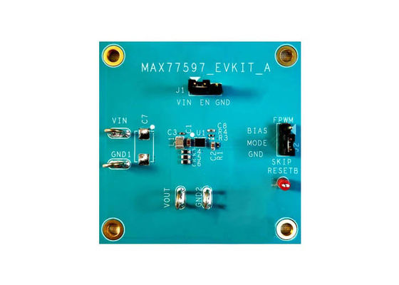 MAX77597EVKIT এম্বেডেড সলিউশনস সিঙ্ক্রোনাস স্টেপ-ডাউন কনভার্টার মূল্যায়ন বোর্ড