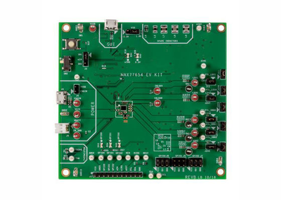 MAX77654EVKIT এম্বেডেড সলিউশনস PMIC মূল্যায়ন বোর্ড MAX77654 ব্যাটারি চার্জারের জন্য