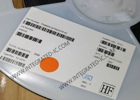 PS8803CQFN52GTR ইন্টিগ্রেটেড সার্কিট চিপ USB-C 10Gbps সুইচ IC, USB 3.1 Gen2 অ্যাপ্লিকেশনের জন্য QFN52 প্যাকেজ সহ