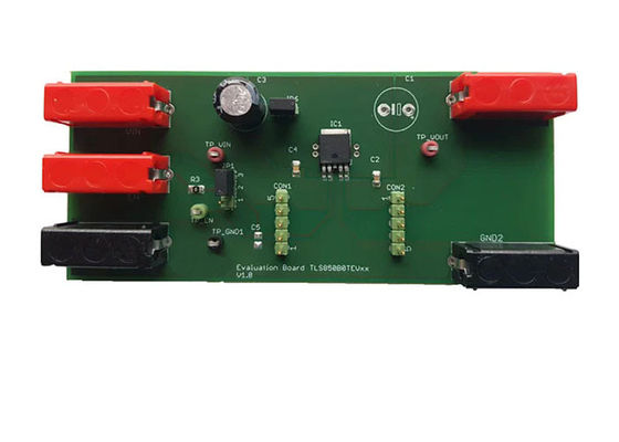 TLS850B0TE33-BOARD এম্বেডেড সলিউশনস 500mA সিঙ্গেল চ্যানেল লিনিয়ার ভোল্টেজ রেগুলেটর মূল্যায়ন বোর্ড