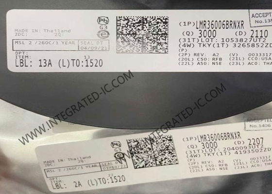 LMR36006BRNXR ইন্টিগ্রেটেড সার্কিট চিপ সিঙ্ক্রোনাস স্টেপ-ডাউন কনভার্টার যার 0.6A আউটপুট কারেন্ট, 1 MHz সুইচিং ফ্রিকোয়েন্সি এবং 4.2V থেকে 60V ইনপুট ভোল্টেজ